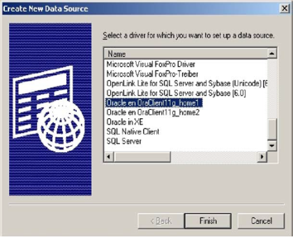 An image showing the Create New Data Source dialog